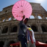 La performance de l'économie italienne s'avère ainsi nettement en dessous de la croissance de 0,3% affichée en moyenne par la zone euro entre avril et juin. (Archives)